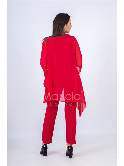 Completo pantalone e casacca PAOLA FORTI | PF411FUXIA